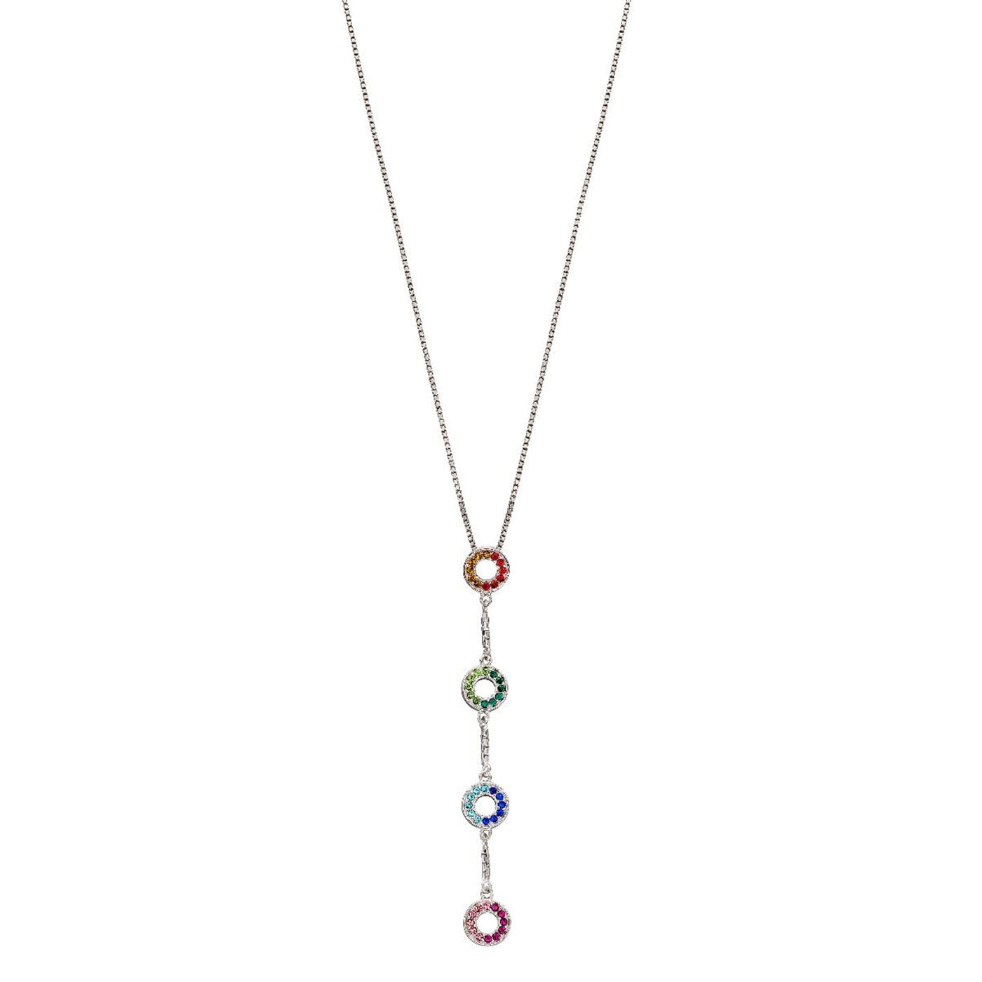 Multi-Coloured Crystal Pendant