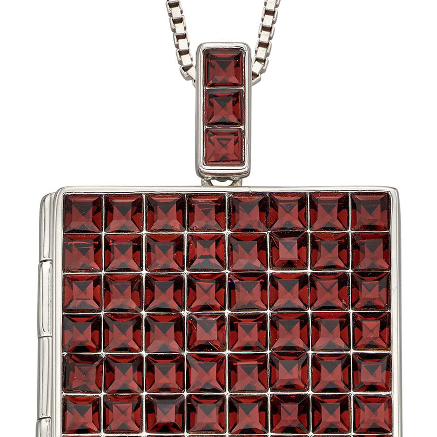 Square Crystal Locket