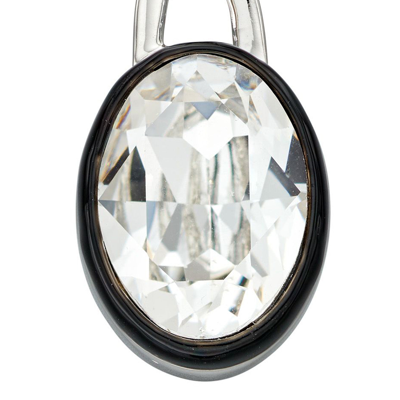 Oval Crystal Pendant