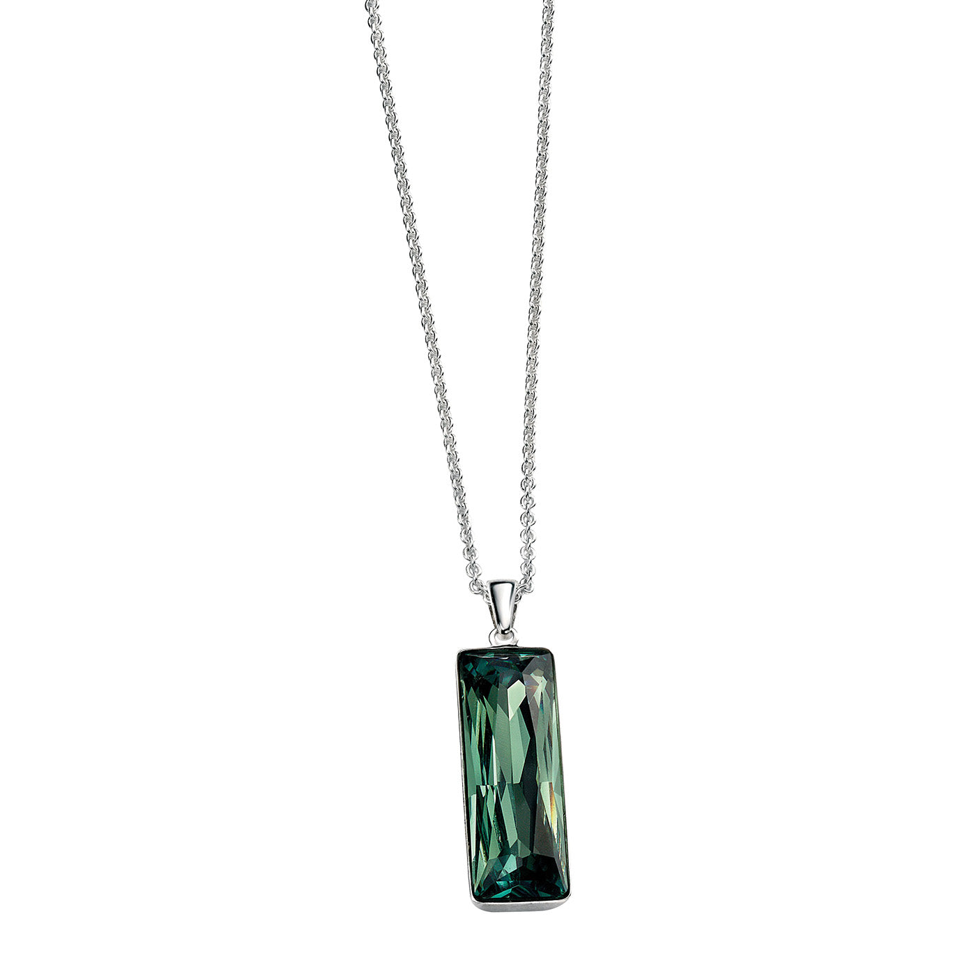 Green Rectangular Pendant