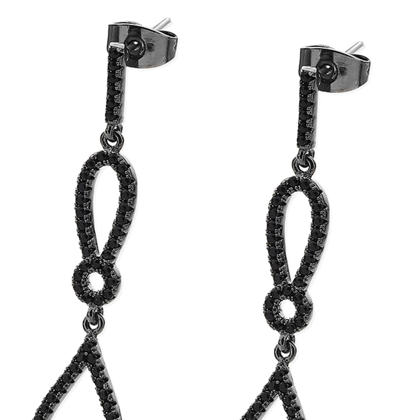 Noir Lace Earrings